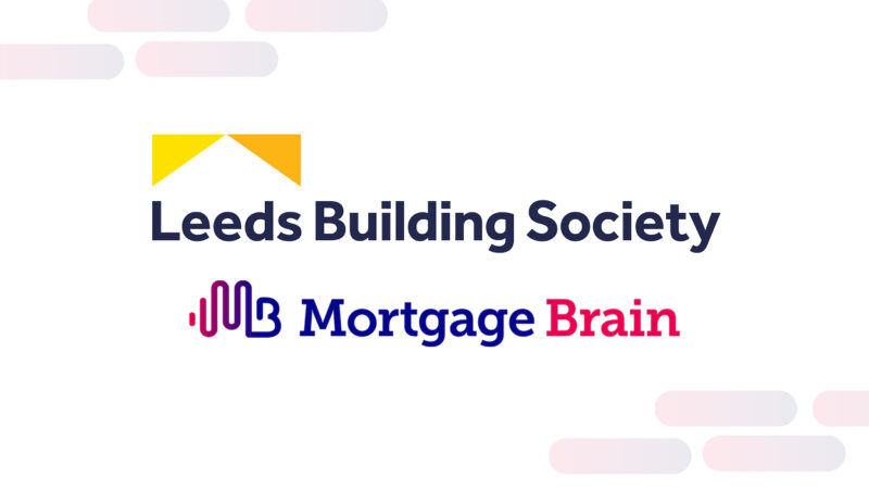 White banner with Leeds Building Society and Mortgage Brain logos