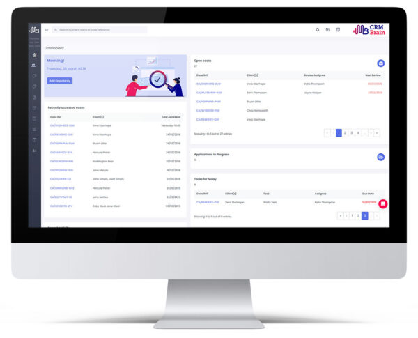 News | CRM Brain screenshot in monitor