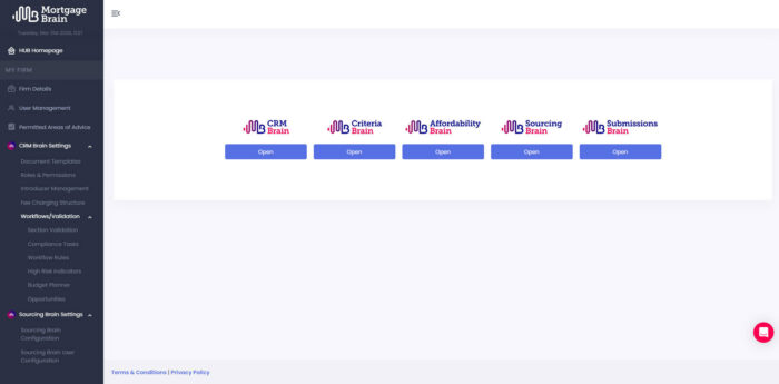 Product | Hub | Screenshot of Hub Dashboard
